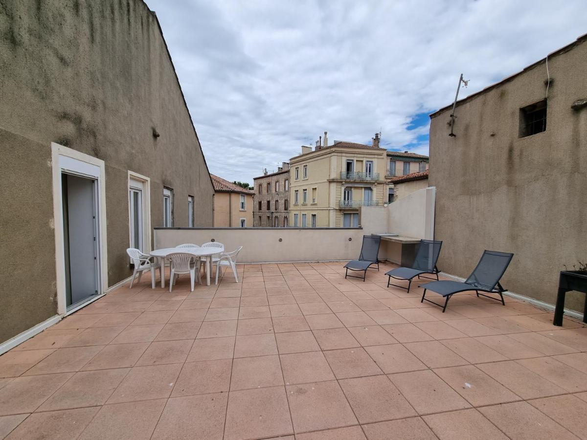 T4- Terrasse 50M², Garage, Centre-Ville Narbonne Eksteriør bilde